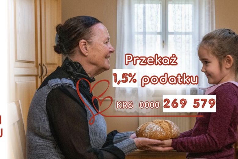 1,5 procenta na Caritas