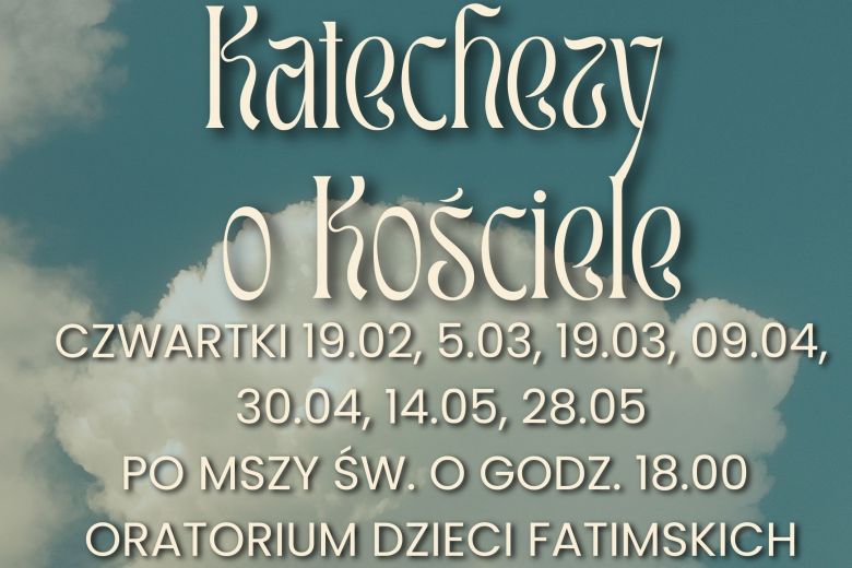 Katechezy o&nbsp;Kościele dla dorosłych powracają