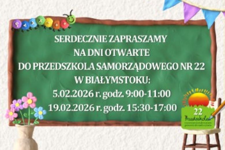 Zaproszenie Przedszkola